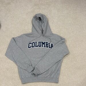 Columbia Women's Gray Hoodie with Navy Logo